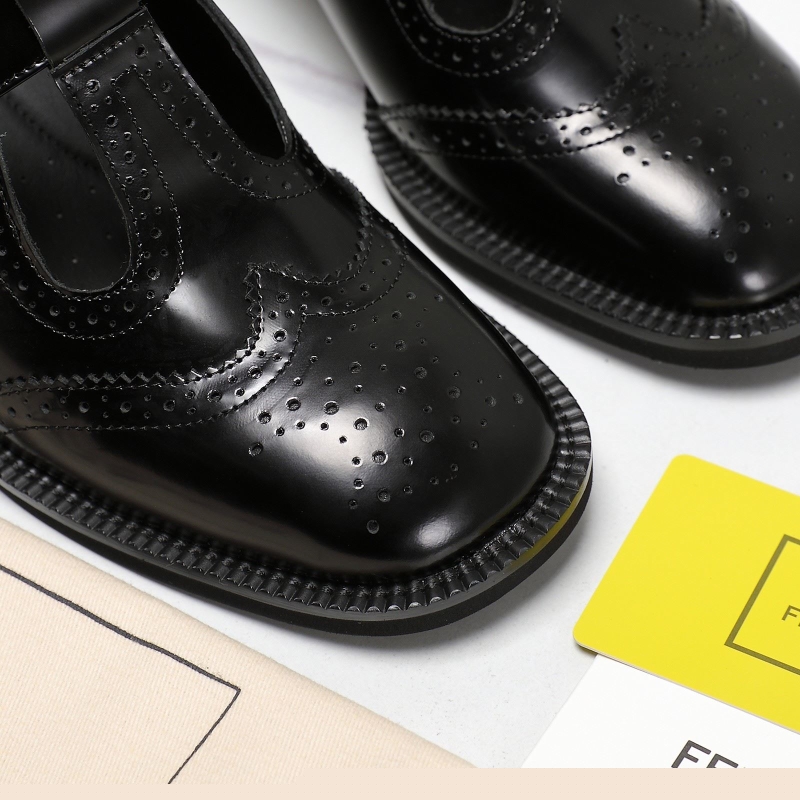 F**di leather shoes